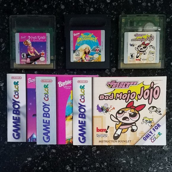 3 Gameboy/Color Games (Barbie, Powerpuff Girls)